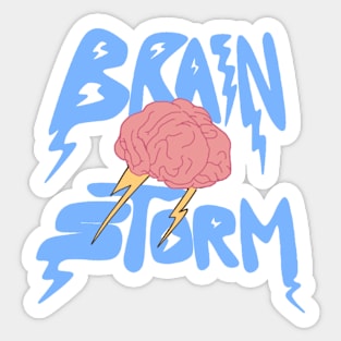 Brain Storm Sticker